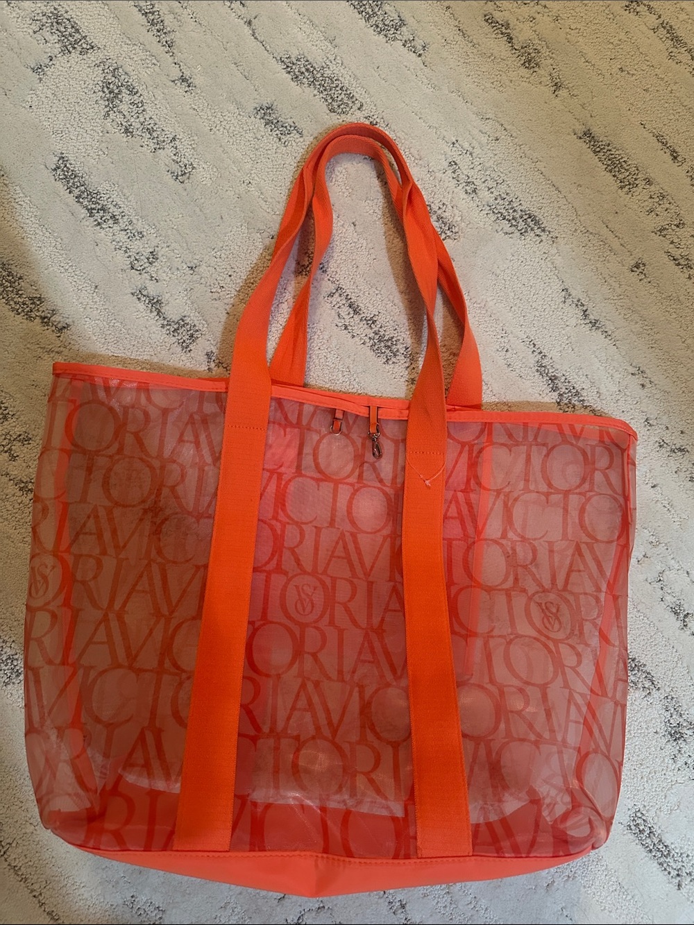 Victoria’s Secret Large Coral Tote Bag